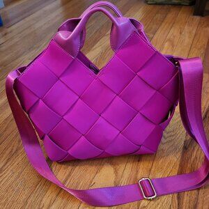Pink Seatbelt Purse